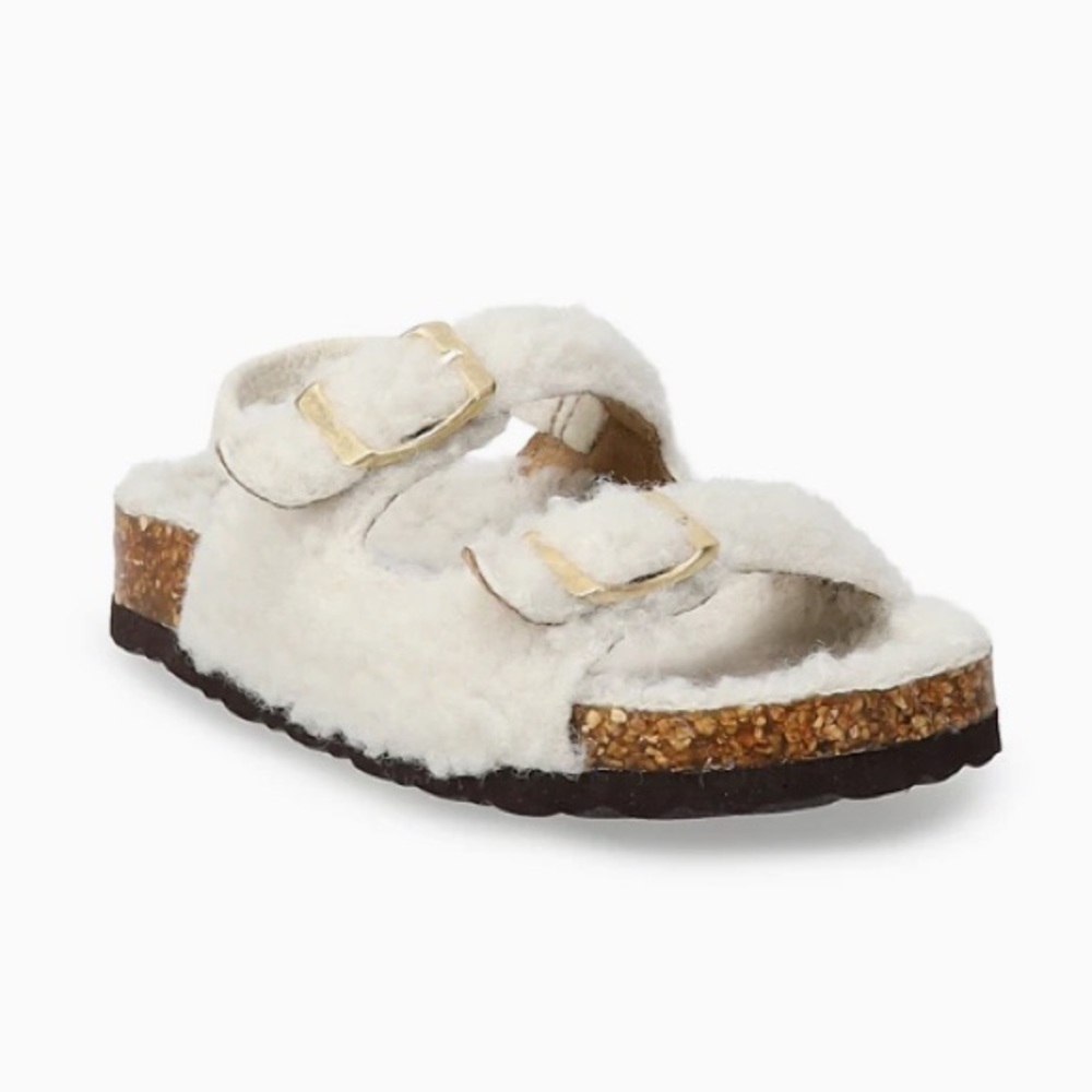 Jumping Beans® Magnetizing Toddler Girls' Faux-Fur Slide Sandals